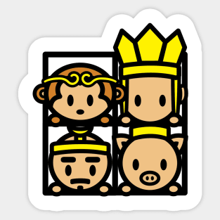 Monkey King Gang Sticker